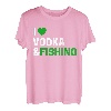 I Love Vodka & Fishing T-Shirt für Angelbegeisterte T-Shirt