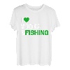 I Love Vodka & Fishing T-Shirt für Angelbegeisterte T-Shirt