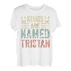 Kings Are Named Tristan-Shirt, lustig, personalisierbar T-Shirt