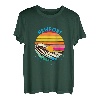 Newport RI Retro 1980er Stil Rhode Island Beach T-Shirt
