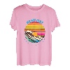 Newport RI Retro 1980er Stil Rhode Island Beach T-Shirt