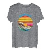 Newport RI Retro 1980er Stil Rhode Island Beach T-Shirt