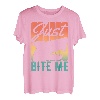 Retro Just Bite Me - Funny Vintage Fishing Shark Lover T-Shirt