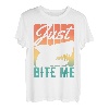 Retro Just Bite Me - Funny Vintage Fishing Shark Lover T-Shirt