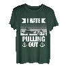 Retro I Hate Pulling Out Bootsliebhaber Lustiges Bootfahren Outfit T-Shirt