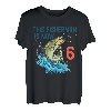 6 Jahre alt Angeln Geburtstag 6. Barsch Fisch Kinder Bday Six T-Shirt