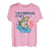6 Jahre alt Angeln Geburtstag 6. Barsch Fisch Kinder Bday Six T-Shirt