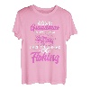 Jagd & Angeln Granny Cool Grandmas Go Fishing Lustig T-Shirt
