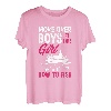Lassen Sie sich von diesem Mädchen zeigen, wie man fischt Lustiges Fischermädchen T-Shirt