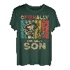 Vatertag Lustiges Angeln Ofishally The Best Son T-Shirt