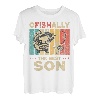 Vatertag Lustiges Angeln Ofishally The Best Son T-Shirt