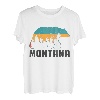 Montana Bear Grizzly Pride Outdoor Wandern PNW Vintage T-Shirt