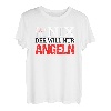Herren Der tut nix der will nur angeln Lustig Hobby Fun Angler T-Shirt