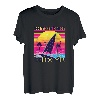 Hermosa Beach Retro 80er Jahre Stil Souvenir Strand T-Shirt