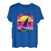 Hermosa Beach Retro 80er Jahre Stil Souvenir Strand T-Shirt