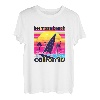 Hermosa Beach Retro 80er Jahre Stil Souvenir Strand T-Shirt