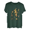 Angler im Feuer Wasser Fischer Herr der Elemente Angelrute T-Shirt