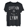 Herren Lustiges personalisiertes Bootsshirt Vorname Captain Lynn T-Shirt