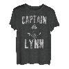 Herren Lustiges personalisiertes Bootsshirt Vorname Captain Lynn T-Shirt