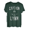 Herren Lustiges personalisiertes Bootsshirt Vorname Captain Lynn T-Shirt