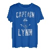 Herren Lustiges personalisiertes Bootsshirt Vorname Captain Lynn T-Shirt