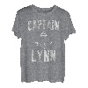 Herren Lustiges personalisiertes Bootsshirt Vorname Captain Lynn T-Shirt