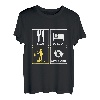Essen Schlafen Angeln Wiederholen Fischer Angler Spruch T-Shirt