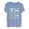 Essen Schlafen Angeln Wiederholen Fischer Angler Spruch T-Shirt