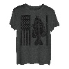 Crappie Fishing Patriotische amerikanische Flagge Panfish Geschenk T-Shirt