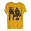 Crappie Fishing Patriotische amerikanische Flagge Panfish Geschenk T-Shirt