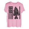 Crappie Fishing Patriotische amerikanische Flagge Panfish Geschenk T-Shirt