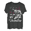 I Found My Valentine Lustiges Angeln Valentinstag Geschenk T-Shirt
