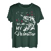 I Found My Valentine Lustiges Angeln Valentinstag Geschenk T-Shirt