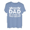 Angler Fischer Vater Fischer Papa Fisch T-Shirt
