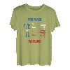 Texas Made Texas Flagge Angelstöcke T-Shirt