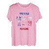 Texas Made Texas Flagge Angelstöcke T-Shirt