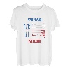 Texas Made Texas Flagge Angelstöcke T-Shirt
