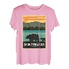 Alte Mammutseen mit kalifornischen Grizzlybären T-Shirt