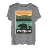 Alte Mammutseen mit kalifornischen Grizzlybären T-Shirt