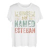 Kings Are Named Esteban Shirt Lustiger personalisierter Name T-Shirt