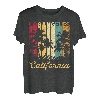 Los Angeles California Retro Vintage Skyline Surf T-Shirt