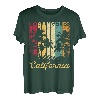Los Angeles California Retro Vintage Skyline Surf T-Shirt