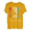 Los Angeles California Retro Vintage Skyline Surf T-Shirt