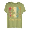 Los Angeles California Retro Vintage Skyline Surf T-Shirt