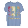 Los Angeles California Retro Vintage Skyline Surf T-Shirt