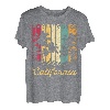 Los Angeles California Retro Vintage Skyline Surf T-Shirt