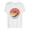 Retro Vintage Aal Fisch Marine Biologie Angler Meerestiere T-Shirt