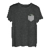 Lustiger Crappie Fisch in der Tasche zum Angeln T-Shirt