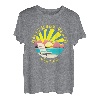 Hollywood Beach Retro Sonnenuntergang & Strandurlaub T-Shirt
