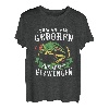 Zum Angeln Geboren Zur Arbeit Gezwungen Fisch Angler T-Shirt